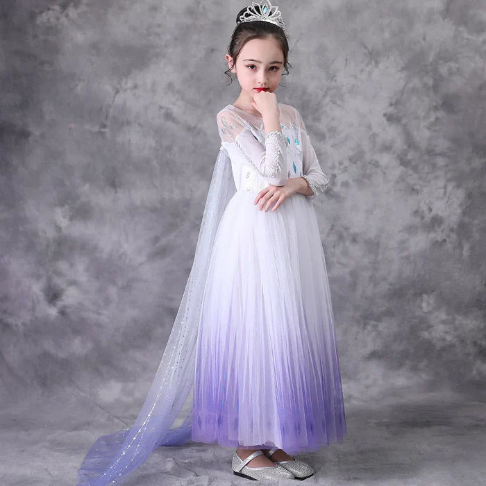 Fantasia Infantil Elsa Frozen Castelo Encantado