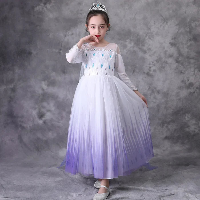Fantasia Infantil Elsa Frozen Castelo Encantado