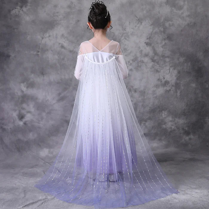 Fantasia Infantil Elsa Frozen Castelo Encantado
