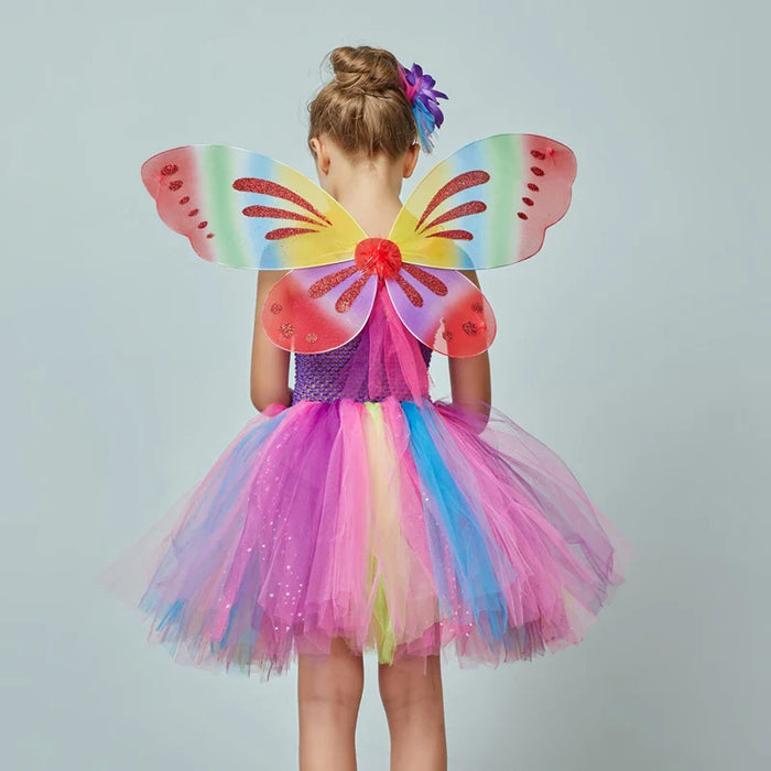 Fantasia Infantil Fada Encantada das Cores