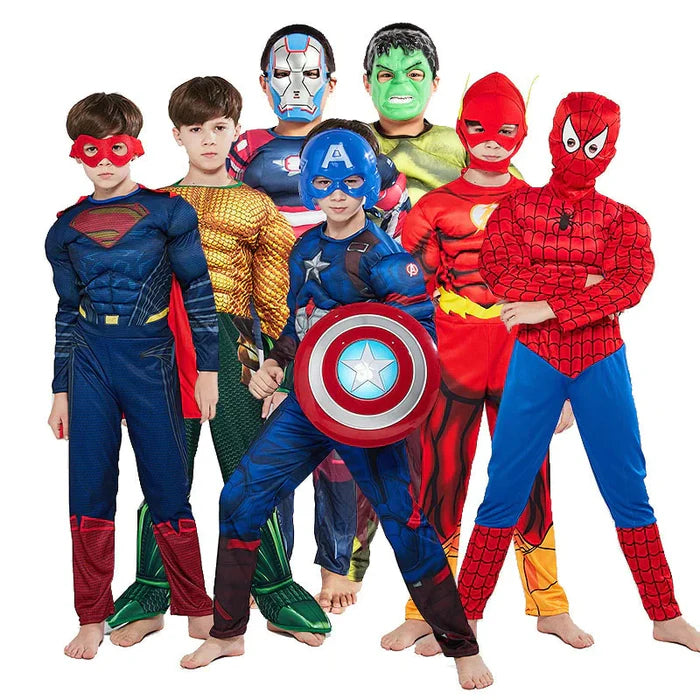 Fantasia Infantil Heróis Cosplay