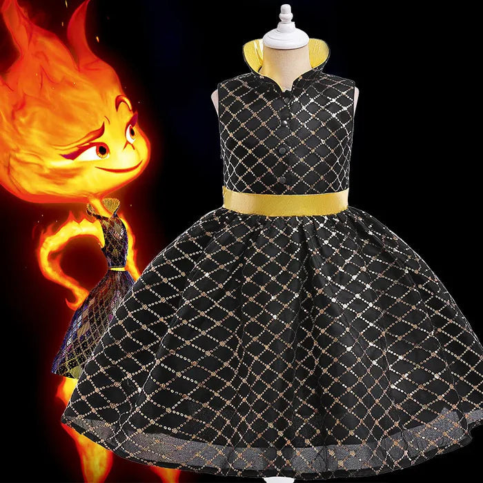 Fantasia Infantil Vestido Faísca - Elementos