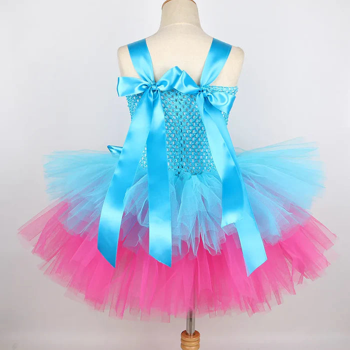 Fantasia Infantil Vestido Poppy Trolls