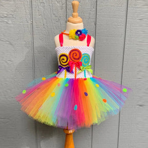 Fantasia Infantil Doces Arco Iris