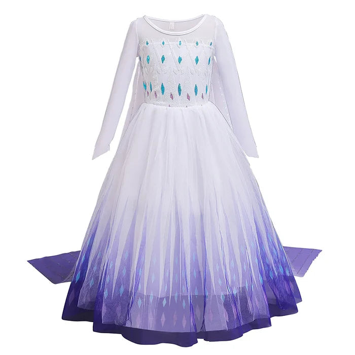 Fantasia Infantil Elsa Frozen Castelo Encantado