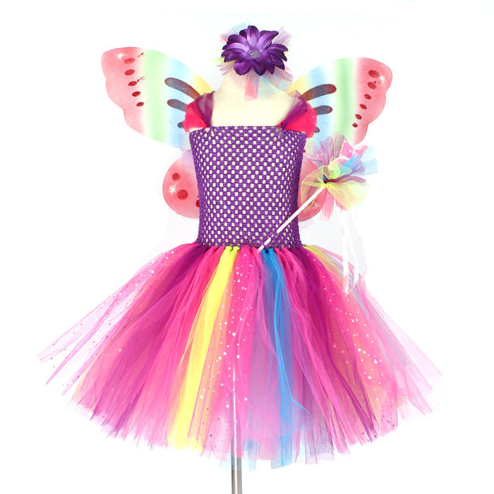 Fantasia Infantil Fada Encantada das Cores