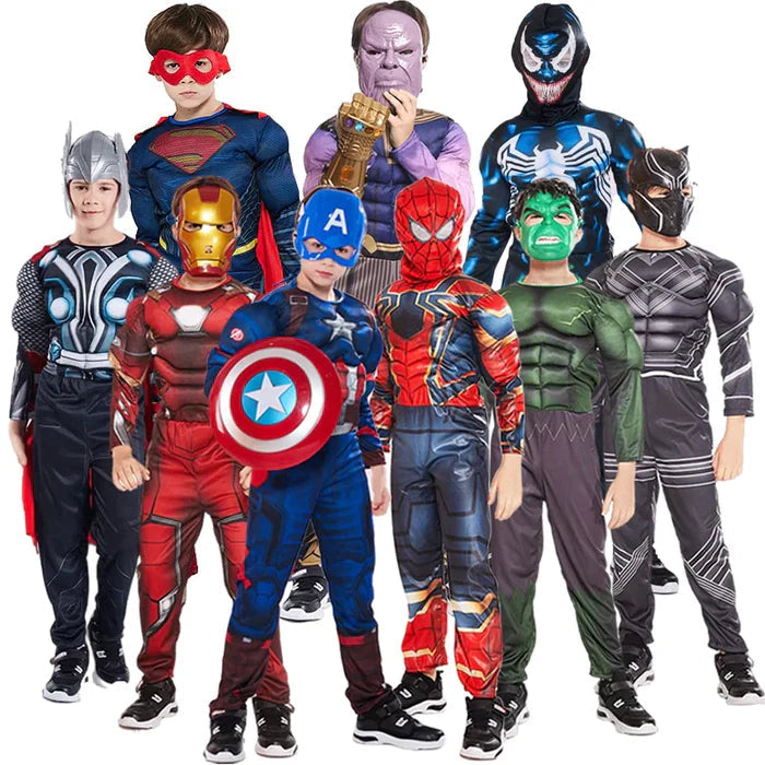 Fantasia Infantil Heróis Cosplay