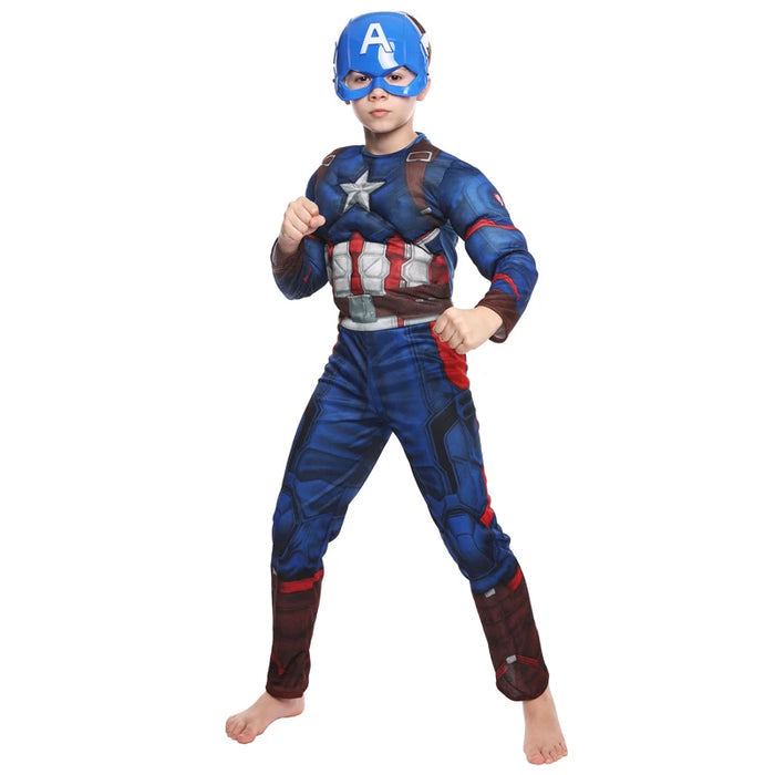 Fantasia Infantil Inspirada no Capitão América
